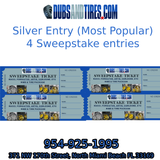 Forgiato Liquid Gold 5x5, 5x120.7 Concentrati Sweepstake Ticket